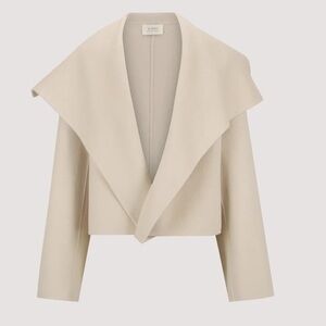 Dissh Lucia Cropped Wool Blend Trench Coat - NWT